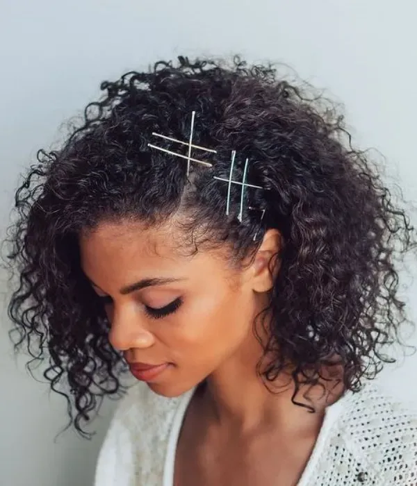 17 Penteados rápidos com grampos de cabelo