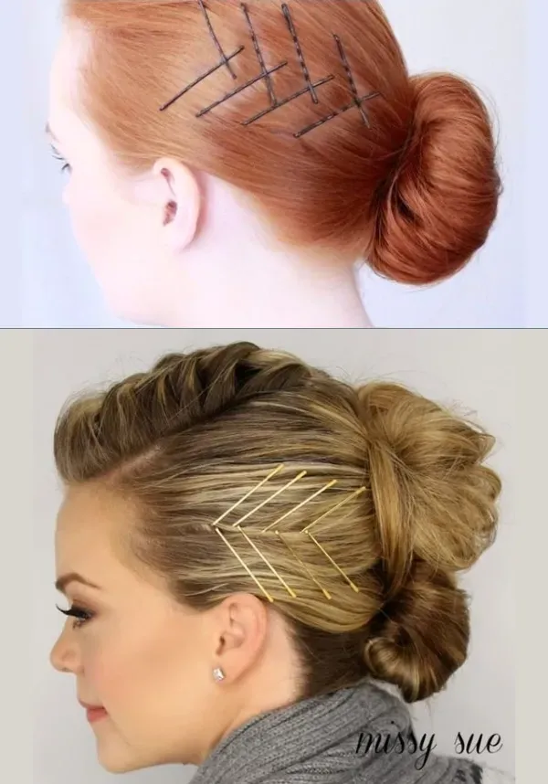 17 Penteados rápidos com grampos de cabelo