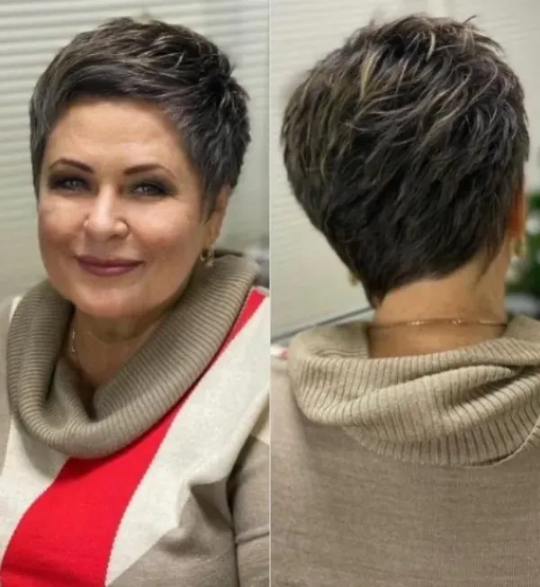 Bem na foto: Corte curto para cabelos volumosos para senhoras