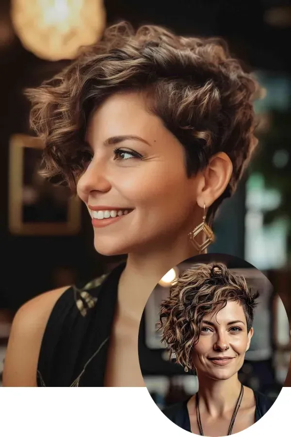 Elegância em Cachos: Cortes de Cabelo Cacheado para Mulheres Maduras