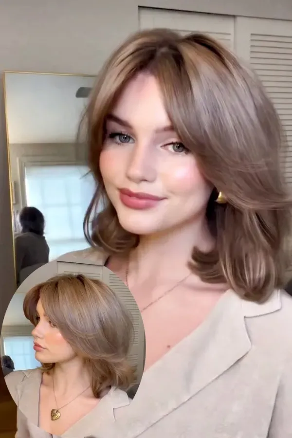 Corte de Cabelo Médio com Franja: O Segredo para um Look Versátil e Elegante