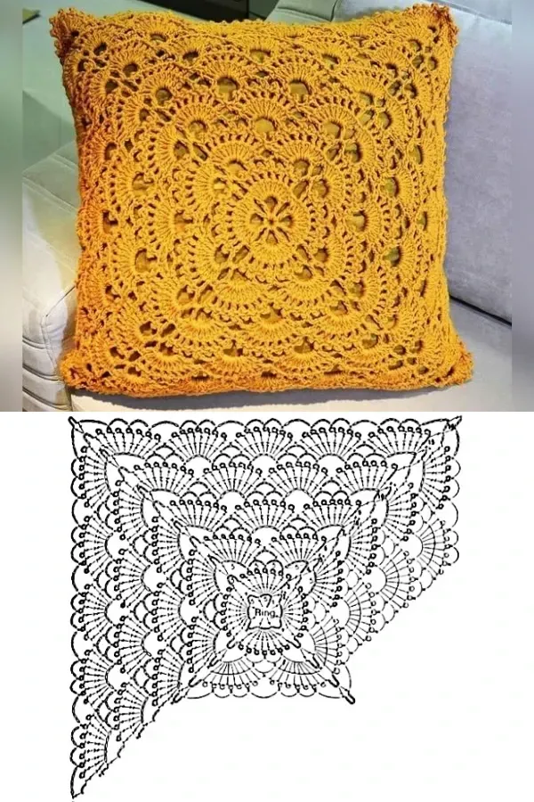 Crochê na Decoração: Lindos Modelos de Capas de Almofadas com Gráficos