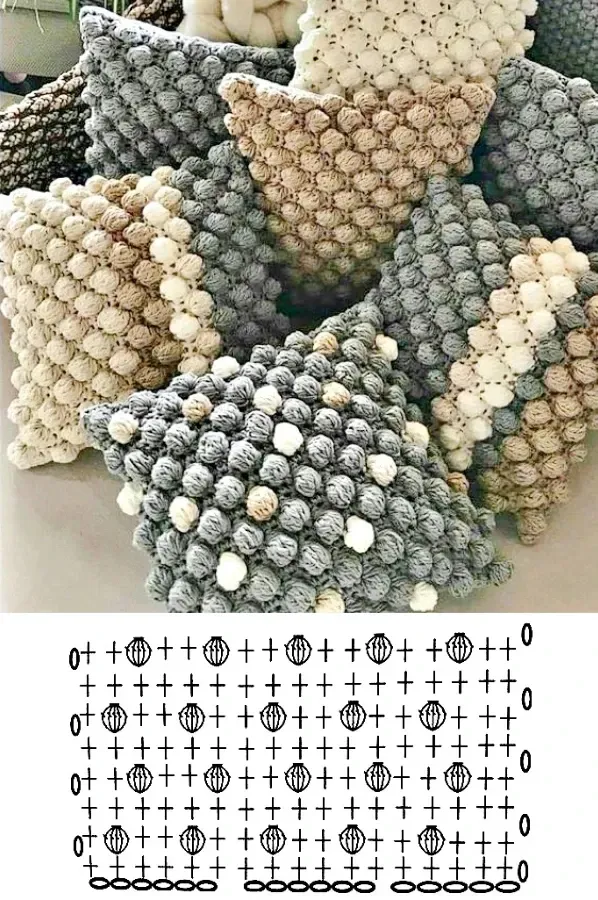 Crochê na Decoração: Lindos Modelos de Capas de Almofadas com Gráficos