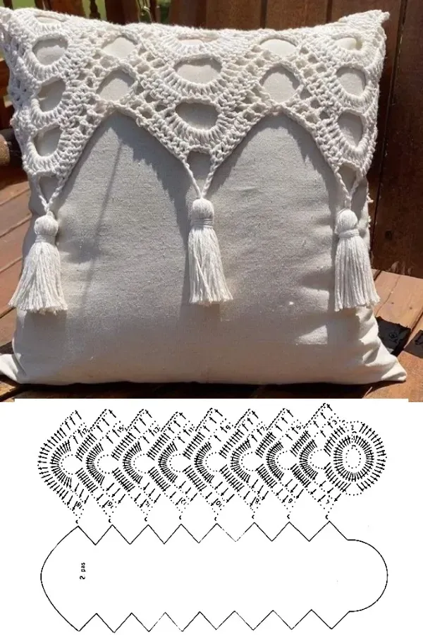 Crochê na Decoração: Lindos Modelos de Capas de Almofadas com Gráficos