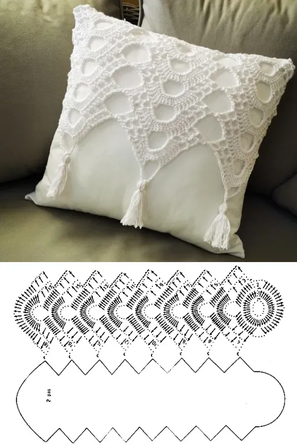 Crochê na Decoração: Lindos Modelos de Capas de Almofadas com Gráficos