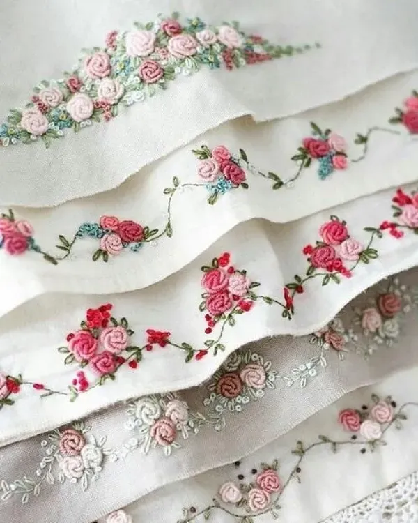 Modelos de Bordados Delicados - Bordados que Encantam!