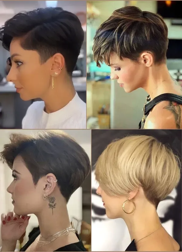 Bem na Foto: 70 Cortes Modernos Femininos para Cabelos Lisos Pixie