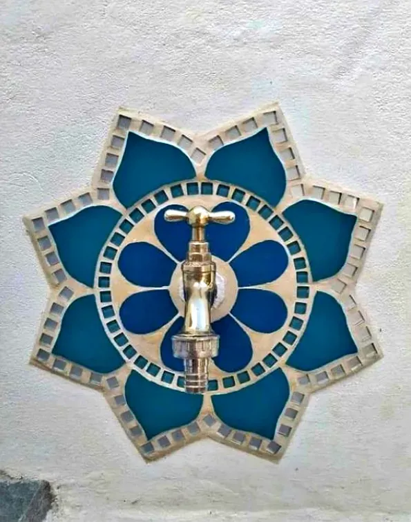 Casa Bonita: Mandalas em Mosaico para Torneiras