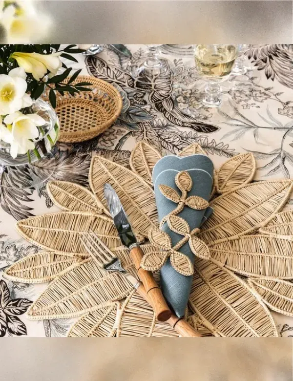 Artesanato Moderno: Belos modelos de sousplat em cestaria