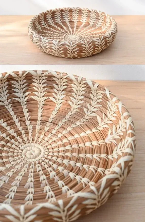 Artesanato com Palha: Inspirações de Travessas e Fruteiras