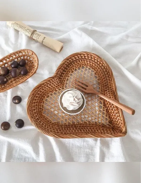 Artesanato com Palha ou Vime: Inspirações de Travessas e Fruteiras