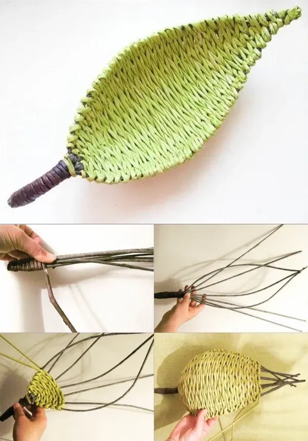 Artesanato com Palha: Inspirações de Travessas e Fruteiras