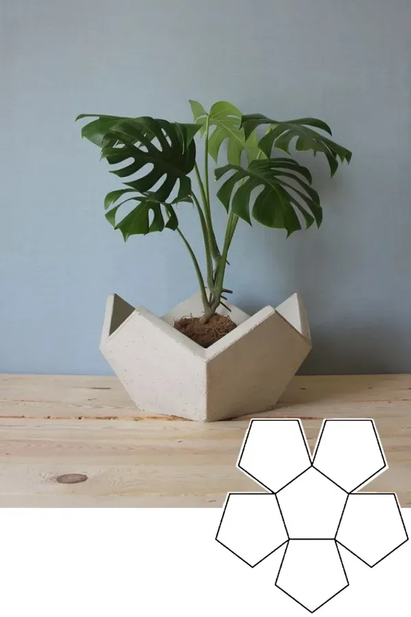 Como fazer seus próprios vasos decorativos de cimento