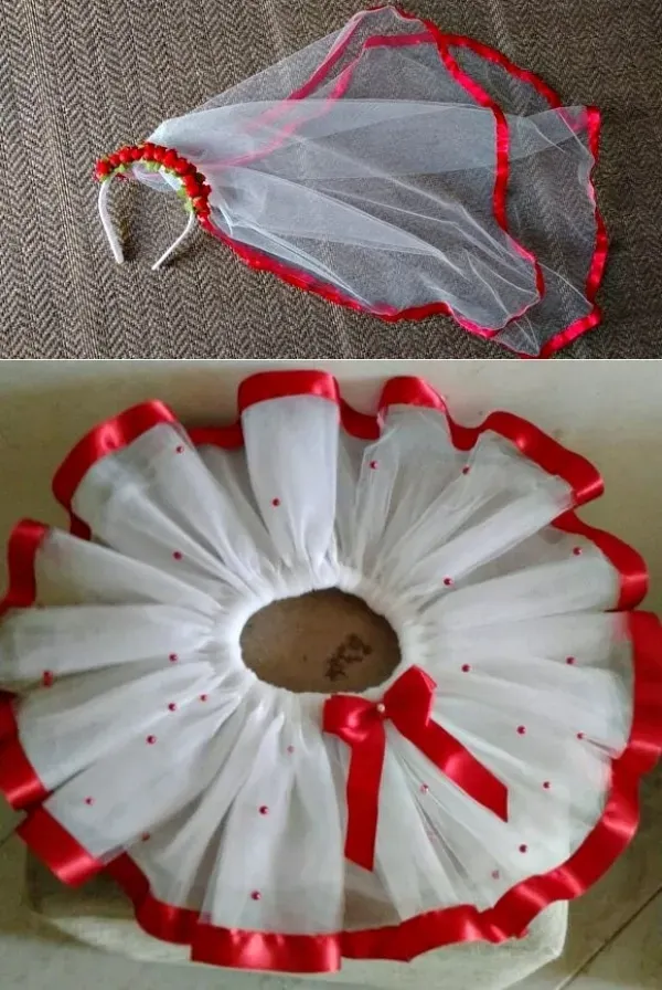Festa Junina: Ideias de Trajes para o Noivinho e Noivinha Caipira - saia tutu