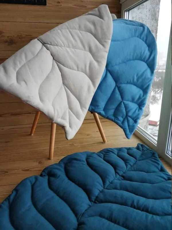 Tapetes artesanais de folhas: aconchego e beleza na decoração