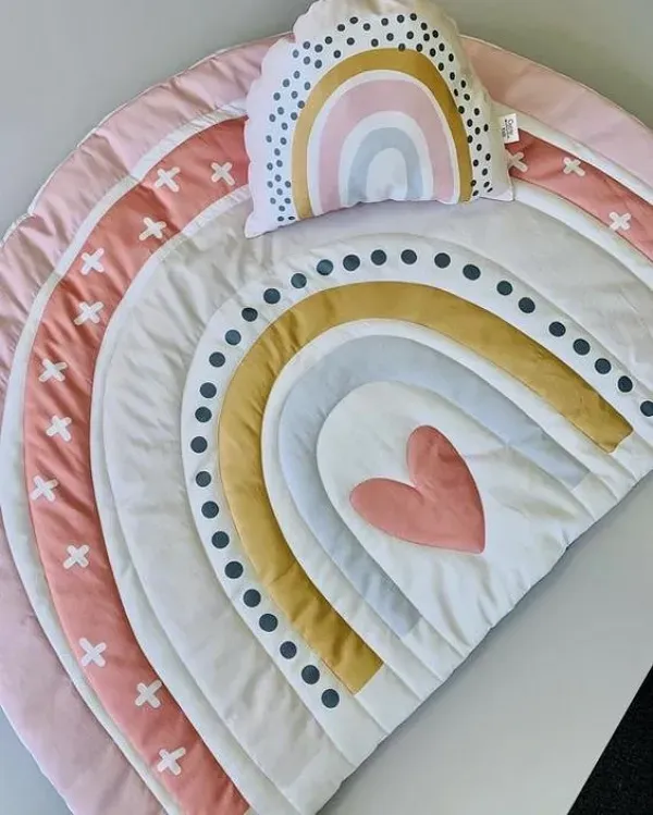 Ideias para fazer um tapete acolchoado infantil divertido e que decora
