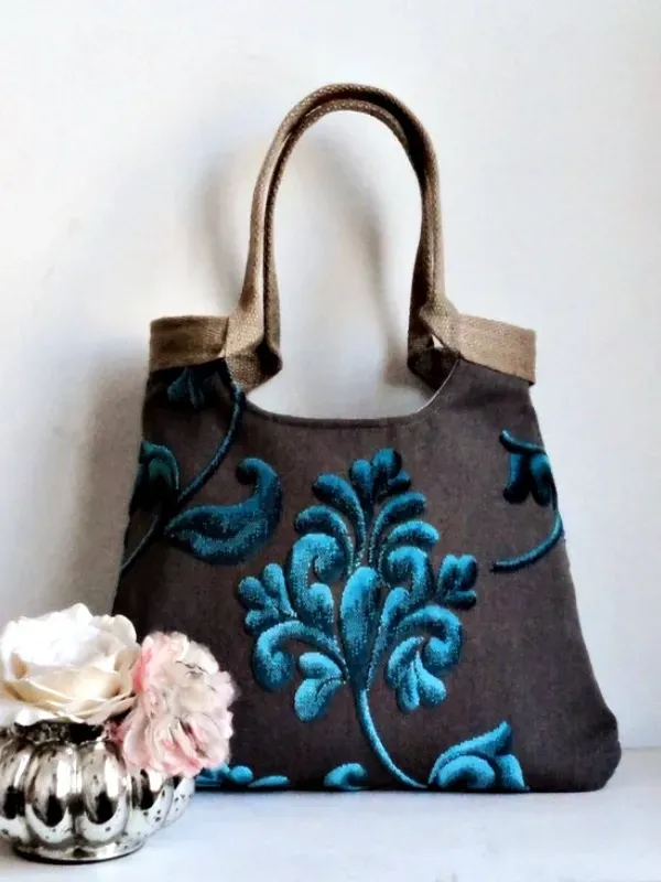 17 Modelos de Bolsas de Tecido: Faça Você Mesmo Bolsas Simples e Funcionais
