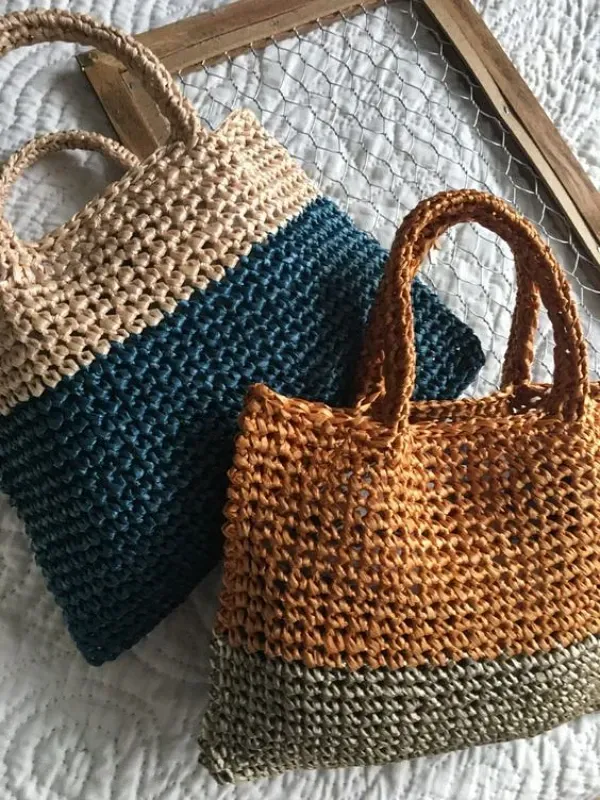 Modelos de bolsa bag de crochê com ponto baixo