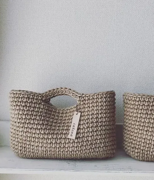 Modelos de bolsa bag de crochê com ponto baixo