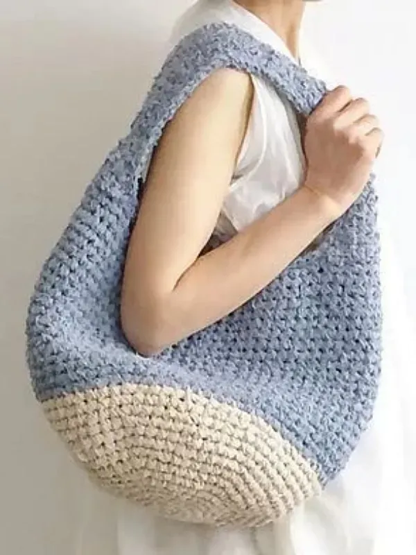 Modelos de bolsa bag de crochê com ponto baixo