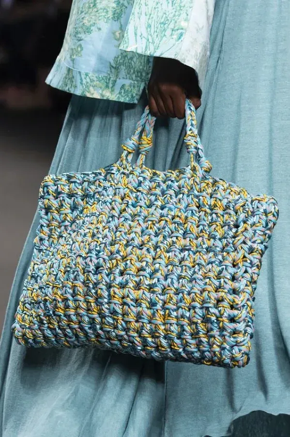 Modelos de bolsa bag de crochê com ponto baixo
