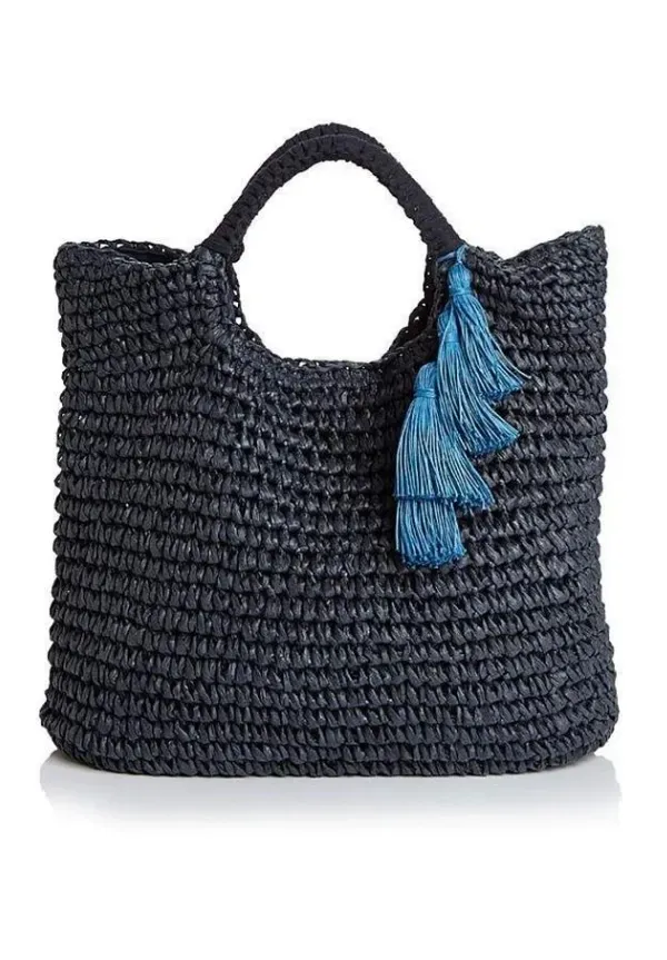 Artesanato na Moda: Bolsas de ráfia de crochê para usar no dia a dia