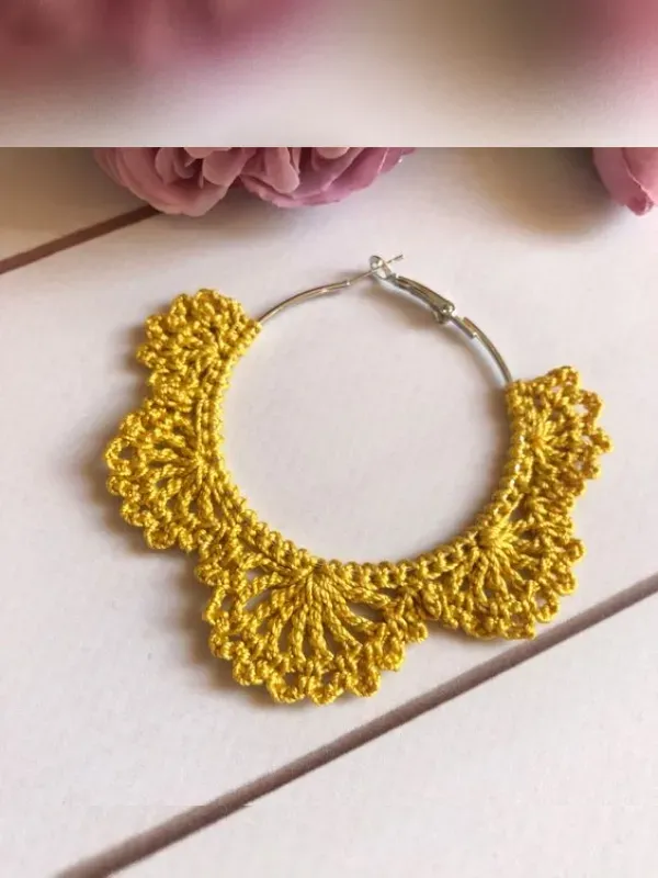 Lindos modelos de brincos de crochê fáceis de fazer e de vender