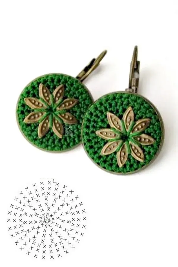 Lindos modelos de brincos de crochê fáceis de fazer e de vender