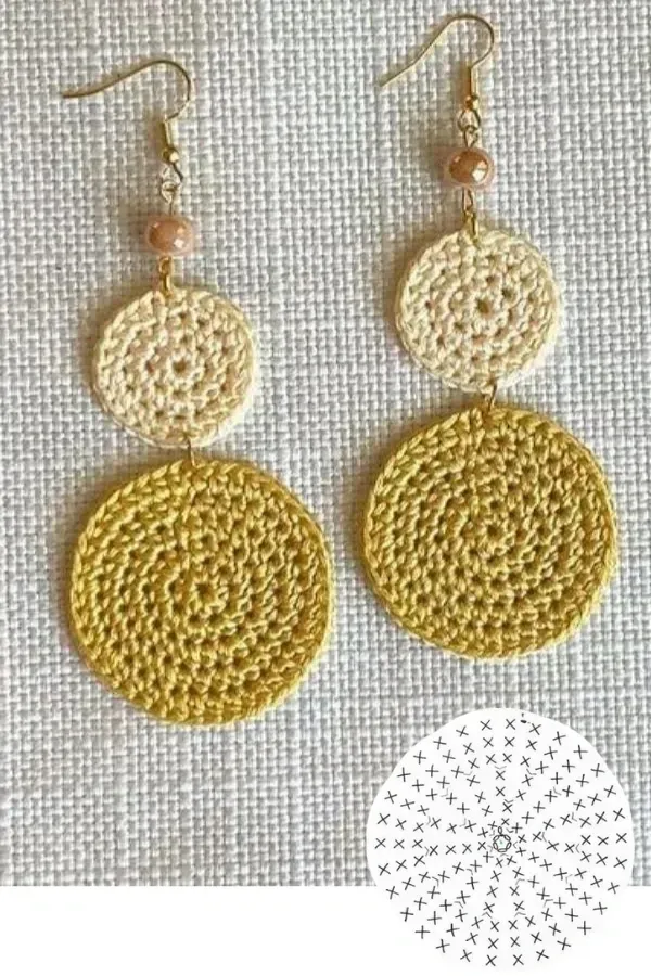Lindos modelos de brincos de crochê fáceis de fazer e de vender