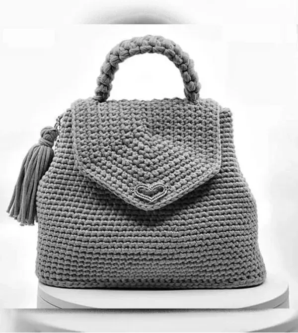15 Lindos modelos de mochilas de crochê com ponto baixo