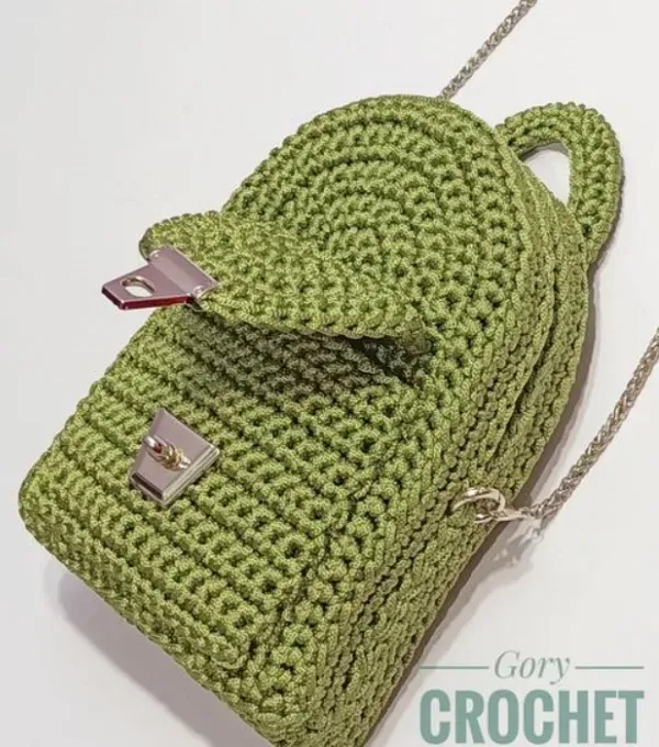 15 Lindos modelos de mochilas de crochê com ponto baixo