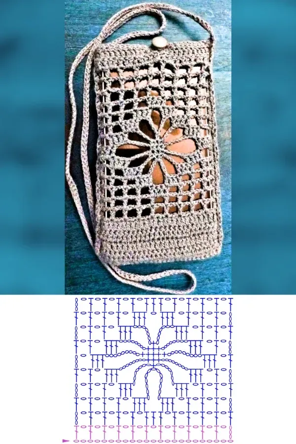 Bolsas de crochê com ponto aranha: lindas e versáteis