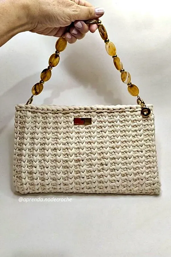 Modelos e pontos para bolsas de crochê para inspirar sua criatividade