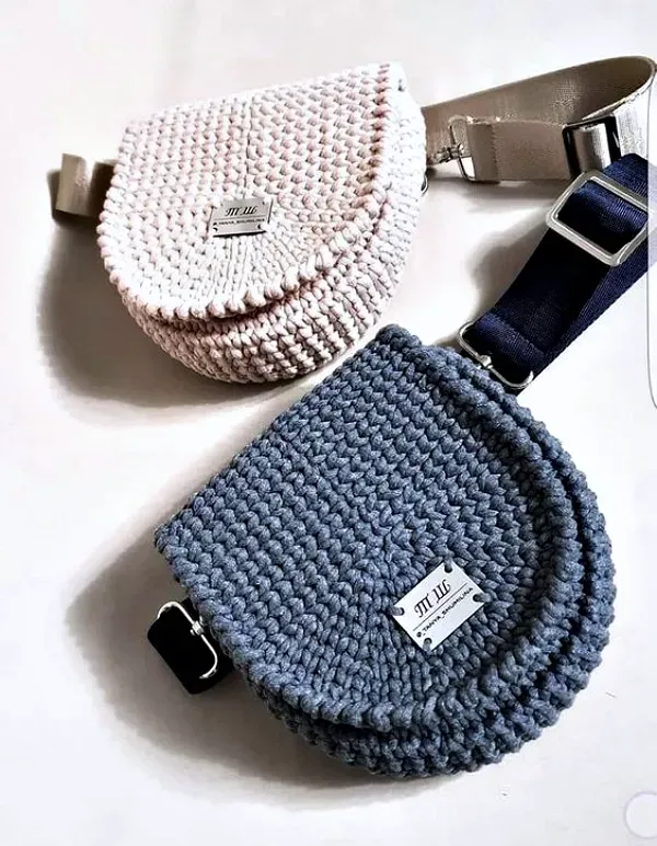 14 Modelos de bolsas em crochê feitos com fio de malha
