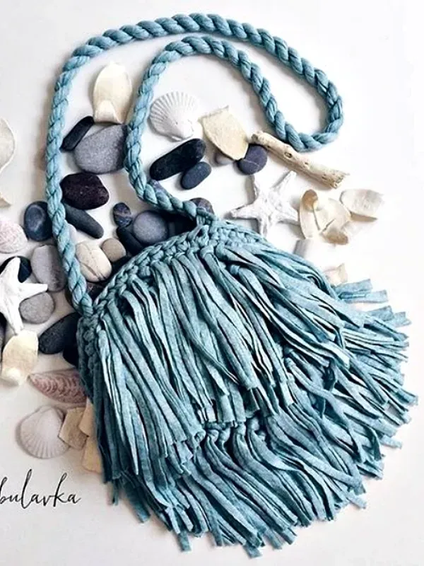 14 Modelos de bolsas em crochê feitos com fio de malha