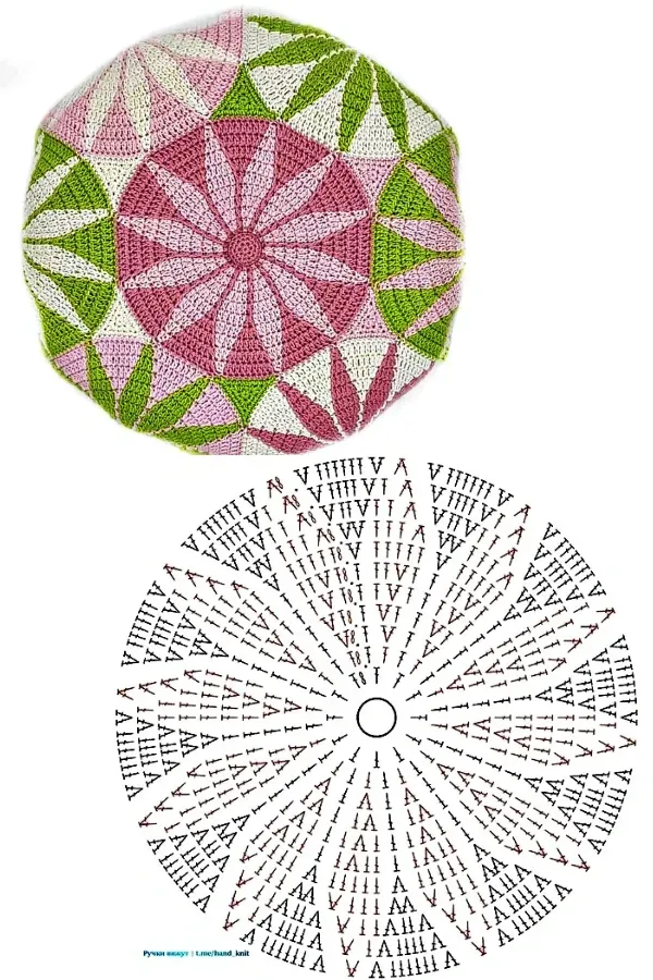 Almofadas em crochê com gráficos: inspire-se com esses 10 modelos maravilhosos