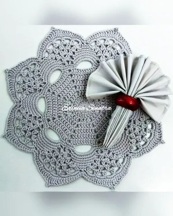 Sousplat de crochê: Colocando estilo e elegância à mesa