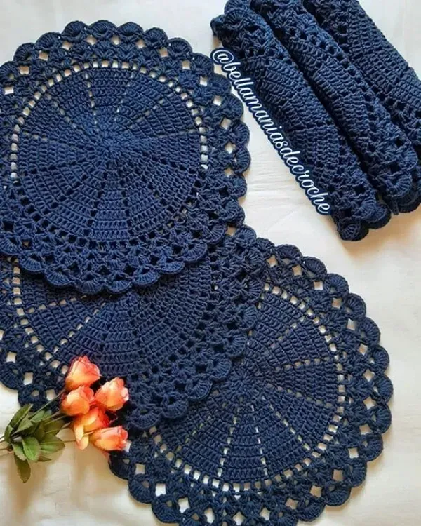 Sousplat de crochê: Colocando estilo e elegância à mesa