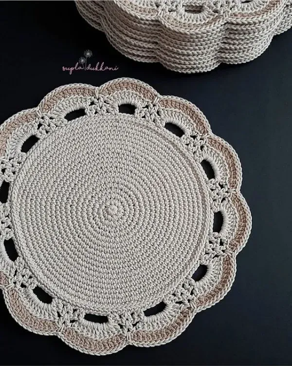 Sousplat de crochê: Colocando estilo e elegância à mesa
