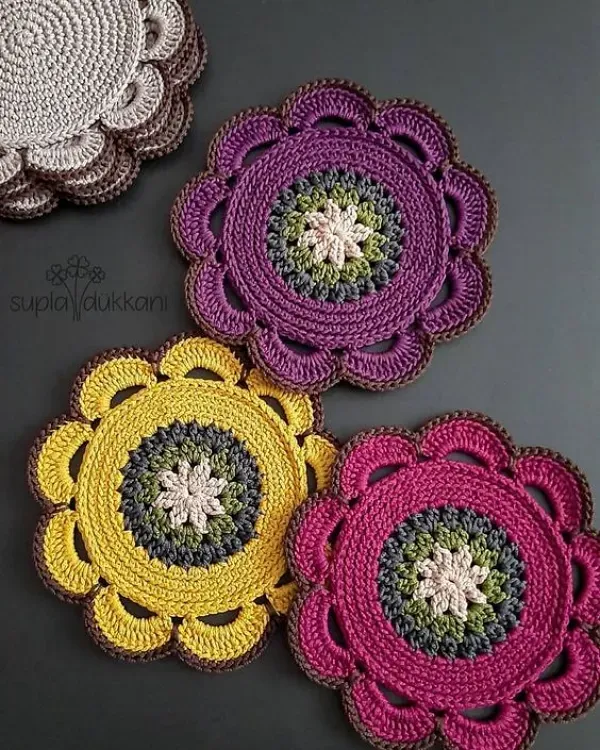 Sousplat de crochê: Colocando estilo e elegância à mesa