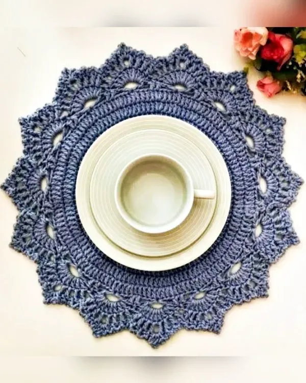 Sousplat de crochê: Colocando estilo e elegância à mesa
