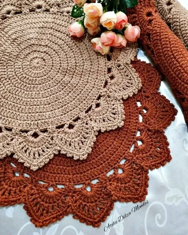 Sousplat de crochê: Colocando estilo e elegância à mesa