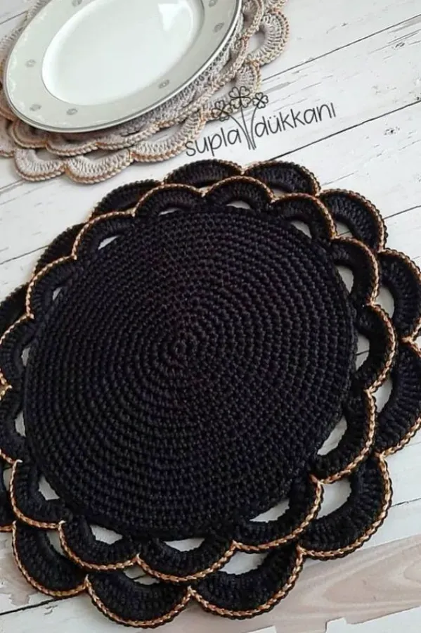 Sousplat de crochê: Colocando estilo e elegância à mesa