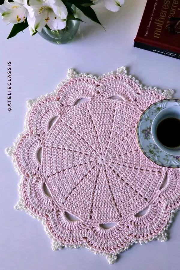 Sousplat de crochê: Colocando estilo e elegância à mesa