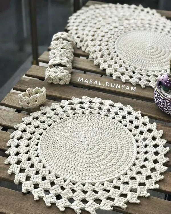 Sousplat de Crochê Moderno: Detalhes que Fazem a Diferença na Decoração