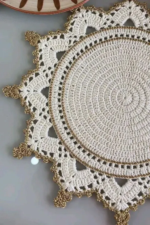 Sousplat de Crochê Moderno: Detalhes que Fazem a Diferença na Decoração