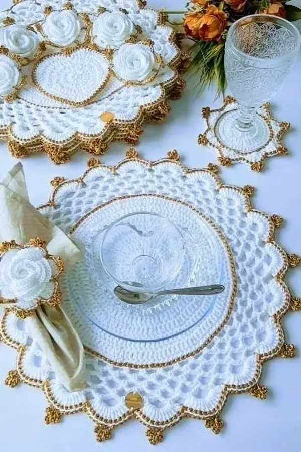Sousplat de Crochê Moderno: Detalhes que Fazem a Diferença na Decoração
