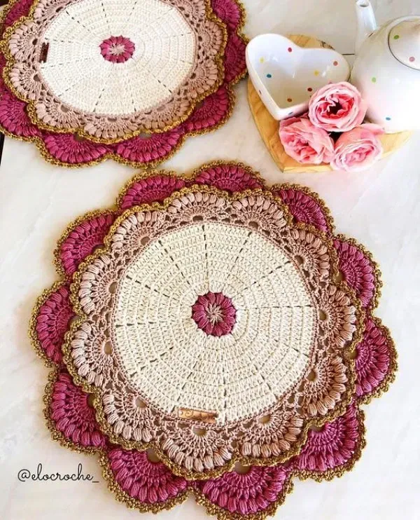 Sousplat de Crochê Moderno: Detalhes que Fazem a Diferença na Decoração