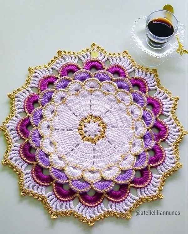 Sousplat de Crochê Moderno: Detalhes que Fazem a Diferença na Decoração