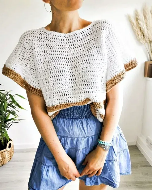 Surpreenda-se com Modelos de Blusas de Crochê Feitos com Pontos Básicos